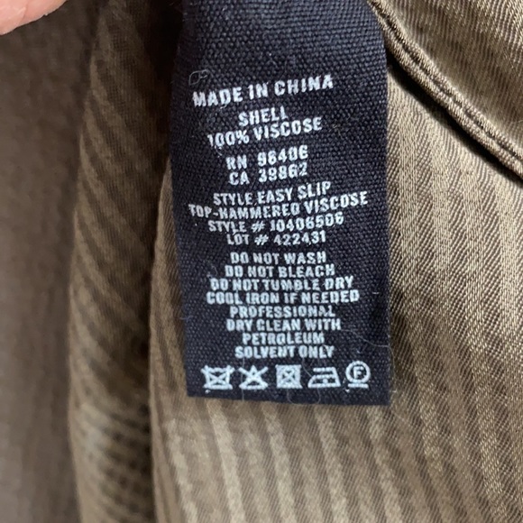 Theory Cargo Hammered Viscose Easy Slip Tank Top/Cami - Picture 7 of 7